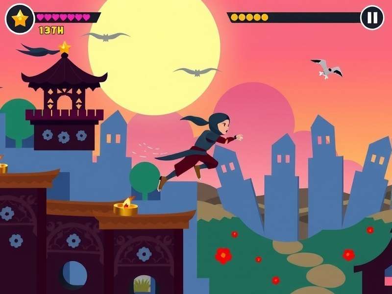 Indian Ninja Run Gameplay Screenshot